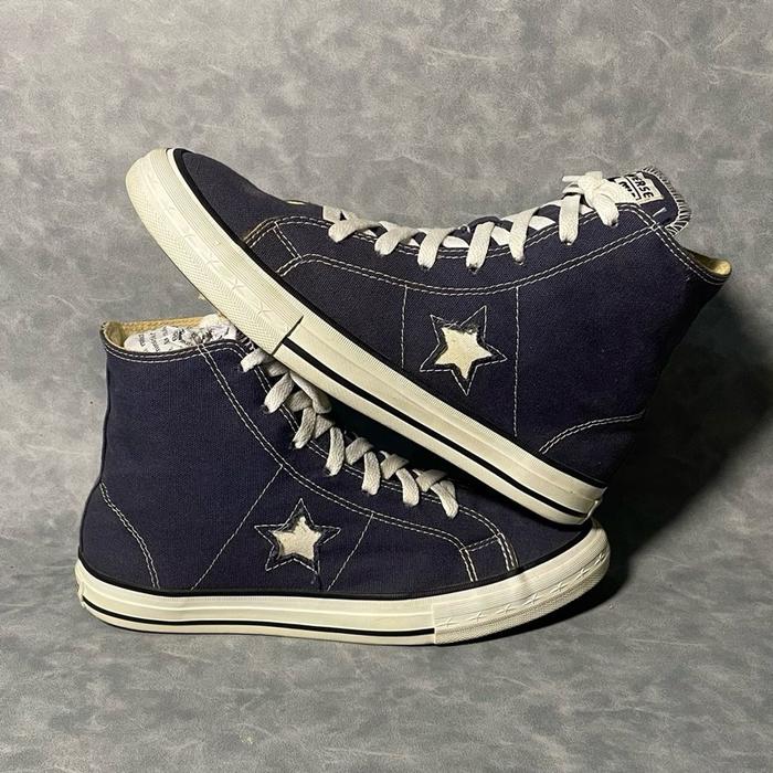 Converse One star high canvas navy