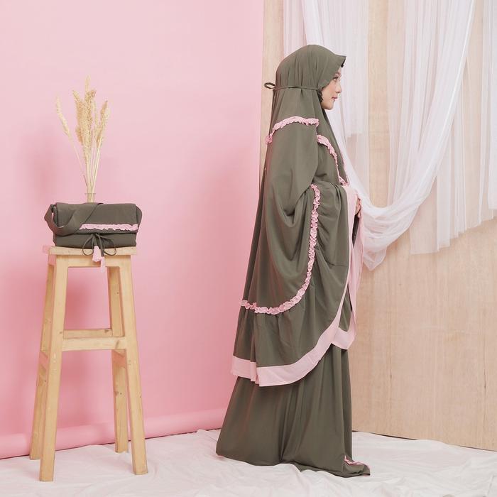 Mukena Katun Mukena bali Mukena polos Mukena Valdya Aisyah JENIPER BLUSH