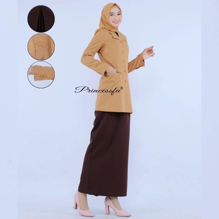 seragam princessfa pramuka pembina/ Blazer seragam pembina pramuka wanita/baju pramuka pembina guru 