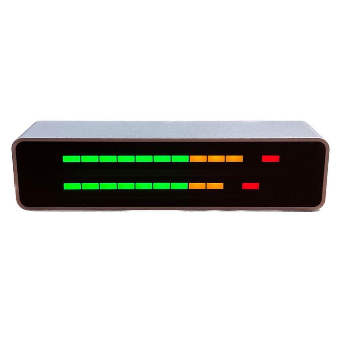 Aluminum LED Music Level Indicator Spectrum VU Meter Stereo Audio DIY