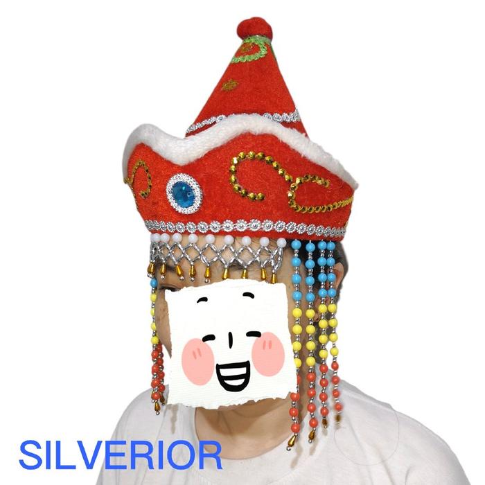 Topi aksesoris kepala kostum tradisional dunia Mongolia