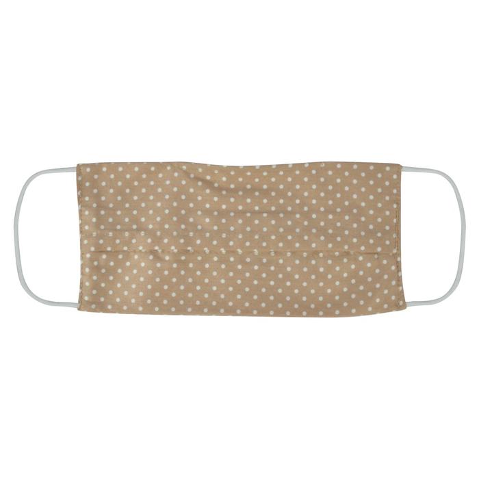 MAYONETTE Masker Kain Katun Premium Cotton 2 Ply Polkadot + Kawat Hidung Nose Wire Bisa Diisi Filter