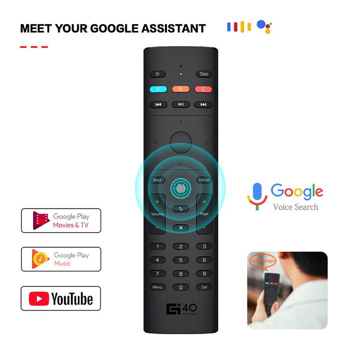 G40 Voice Remote Control Air Mouse  2.4G Wireless Mini Kyeboard with