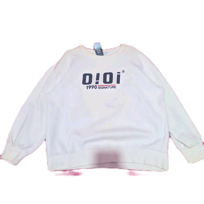 crewneck oioi signature original second white size S