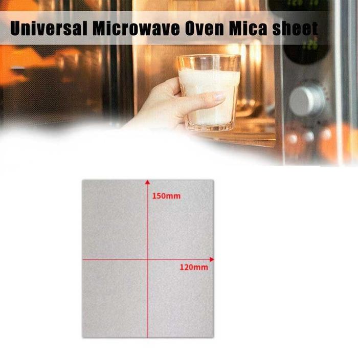 5 Buah Piring Mika Oven Microwave Universal Lembaran Mika Pengganti