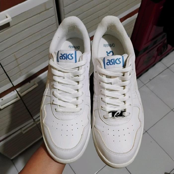 Asics Japan S White Grey Floss original sepatu sneakers casual bekas