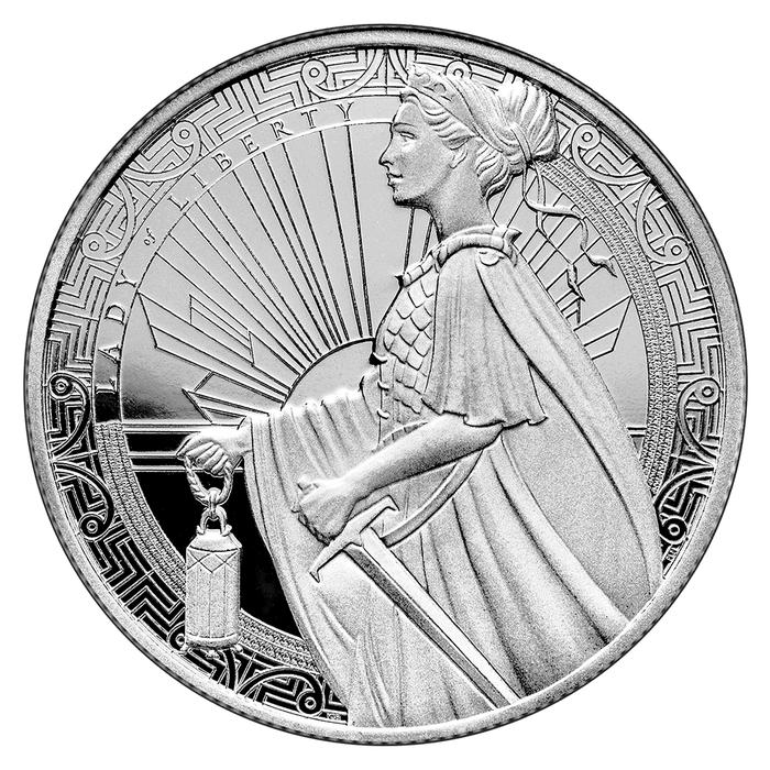 PAMP Lady of Liberty 1 oz Coin - Fine Silver 1 oz / 31.1 gram