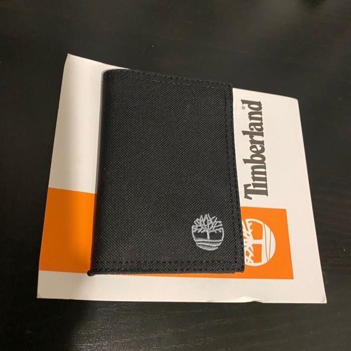TERLARISS !! TIMBERLAND CANVAS TRIFOLD WALLET 100% ORIGINAL