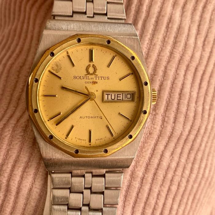 Vintage watch solvil et Titus royal oak
