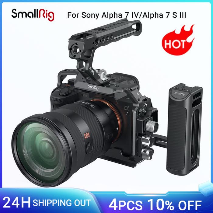 SmallRig Full DSLR Cage for Sony Alpha a7iv A7 IV / Alpha 7S III