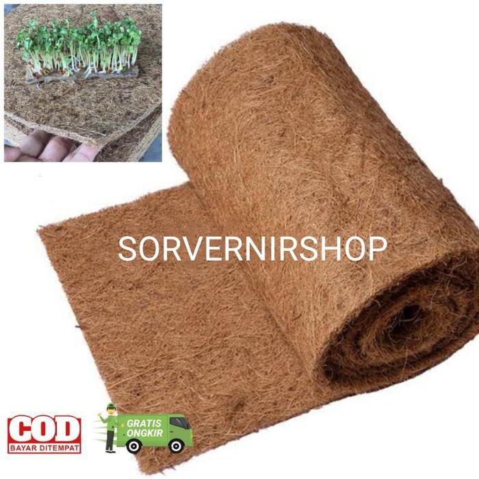 Coco Sheet Lembaran 200Cm×100Cm Serabut Kelapa Cocosheet Microgreens Tbk
