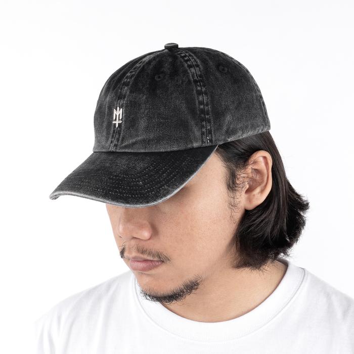TOPI POLO CAP CASUAL SIMPLE POLOS PRIA WANITA HITAM ORIGINAL MATERNAL DISASTER | WASGER