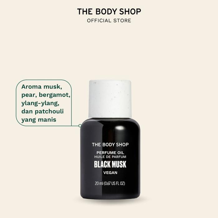 READY STOCK THE BODY SHOP BLACK MUSK PERFUME OIL 20ML