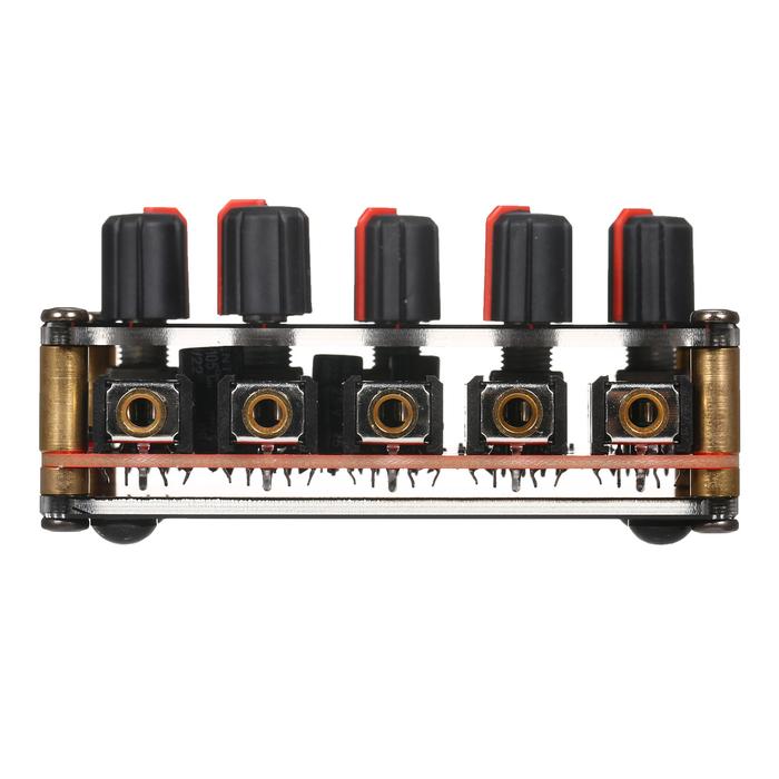 Mixer Audio Stereo 4 saluran, Mixer Audio 4-in-1-out pasif modul Mini