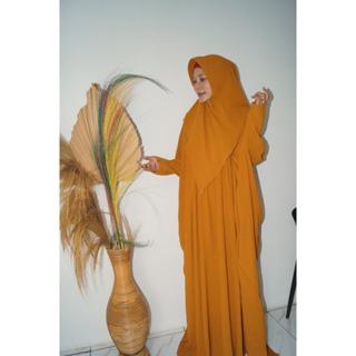 Denzer- Abaya Gamis Simple / Original Produk Arabian Quality / Bahan Crinkle Airflow