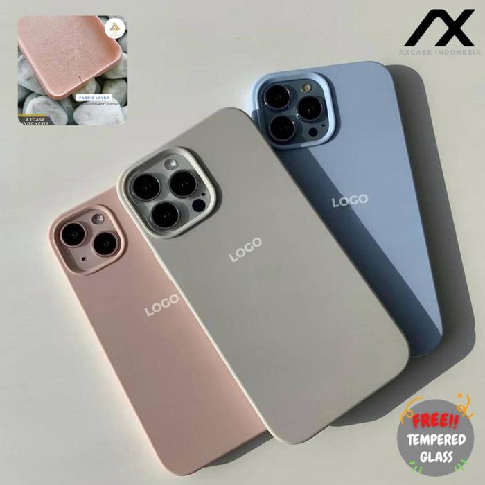 Premium Silicone Case 14 15 PRO MAX PLUS Softcase Casing Silikon Anti Noda Anti Jamur