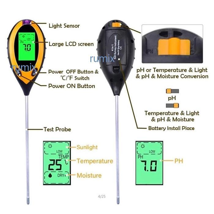 PH Meter PH Digital Tester PH Ukur Alat Pengukur Keasaman Cairan Air
