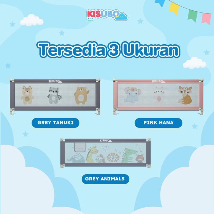 [Harga Per Sisi] Kisubo Baby Bed Rail Safe Bed Rails Sekat Kasur Pembatas Aman Pagar Kasur Pengaman 
