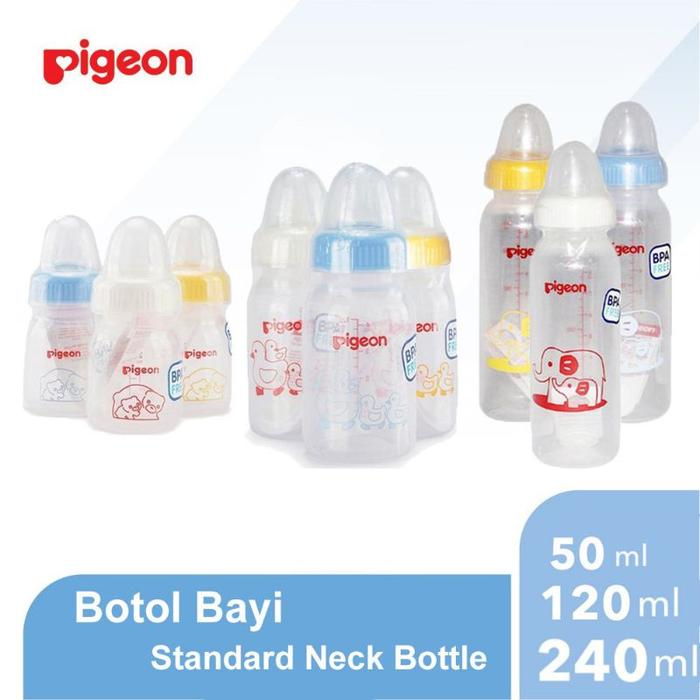 PIGEON BOTOL SUSU BAYI PP RP 50 ML / 120 ML / 240 ML