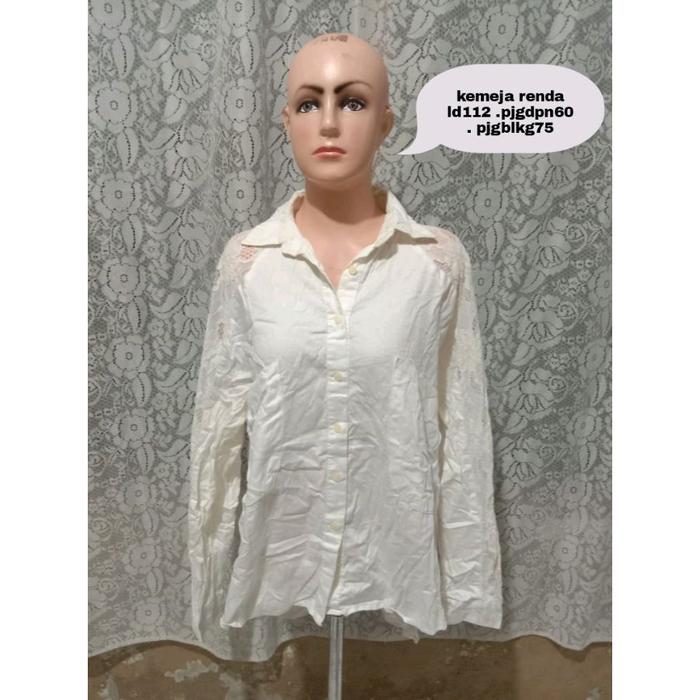 baju preloved ! kemeja renda