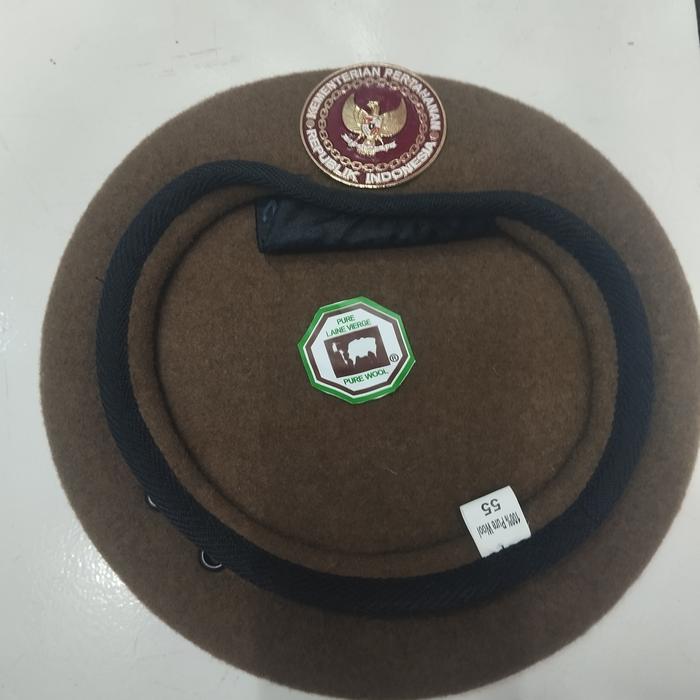 Baret Original Merk Camel untuk KEMHAN/ Topi Baret PNS KEMHAN PNS TNI PPPK /P3K BEST PRICE
