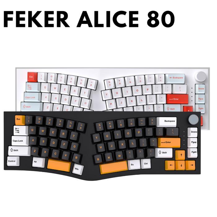 FEKER Alice 80 Alice80 VIA Ergonomics Mechanical Keyboard RGB