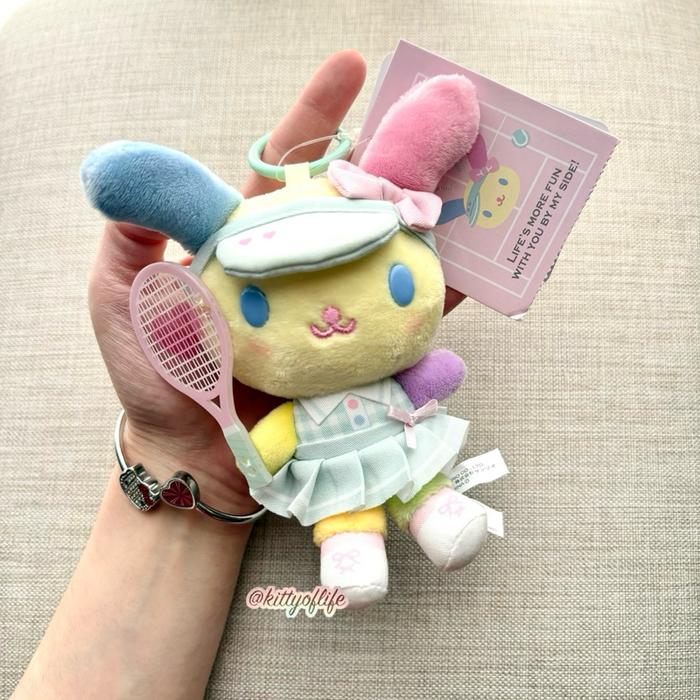 Boneka Gantungan Bag Charm Keychain Usahana Girls Tennis Club Sanrio Original