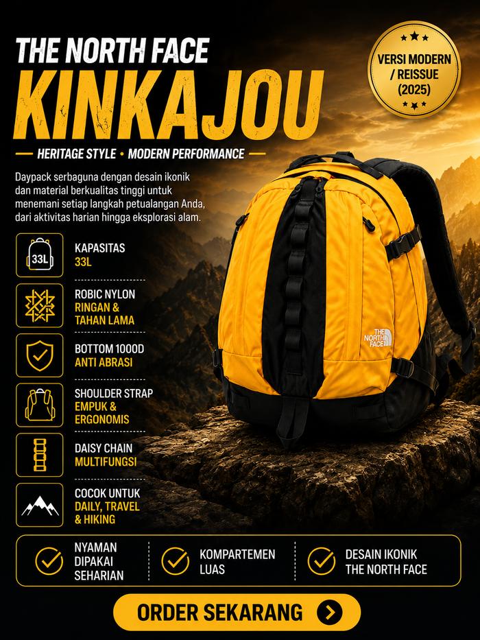 The North Face Kinkajou Backpack - Summit Gold
