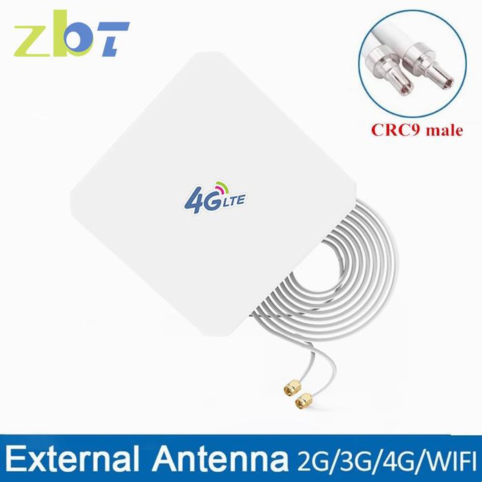 ZBT 4G LTE Antenna 35dBi Panel Antena with SMA TS9 CRC9 Male