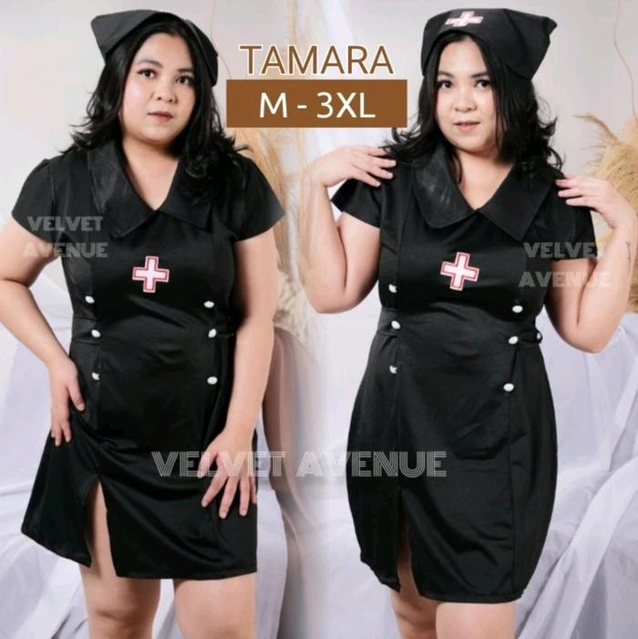 Velvet Avenue - Lingerie Kostum TAMARA Lingeri Costume Cosplay Suster Perawat Seksi Reguler Jumbo Wa