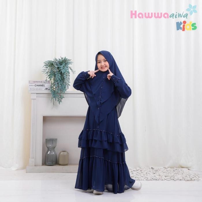 Nadine Syari Gamis Set Anak By Hawwaaiwa Kids
