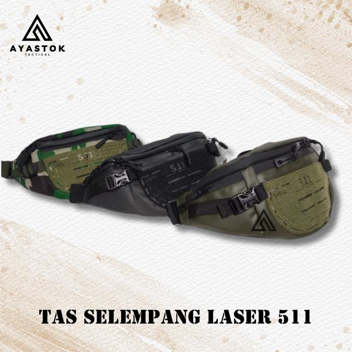 Aya Stok Tas pria selempang Model 511 / Tas Pinggang Waist Bag Import / Tas Pinggang Tactical Outdoo