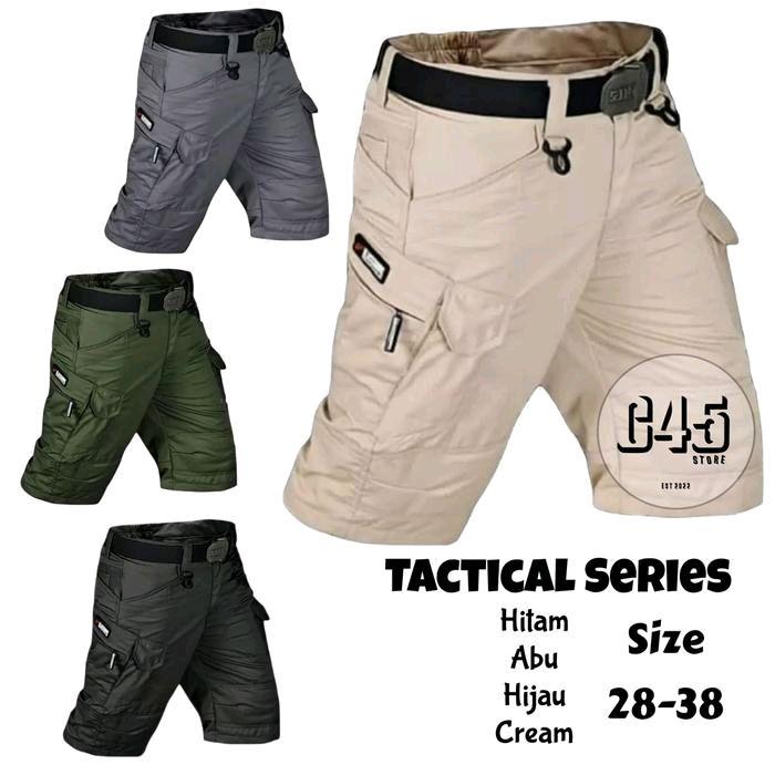 COD celana cargo pendek buat pria/tactical/pdl hitam abu abu hijau army cream