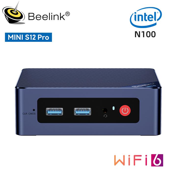 Beelink Mini PC N100 S12 Pro Twin Lake N150 S13 16G500G Mini S Intel N5095 8GB 128GB SSD Desktop Off