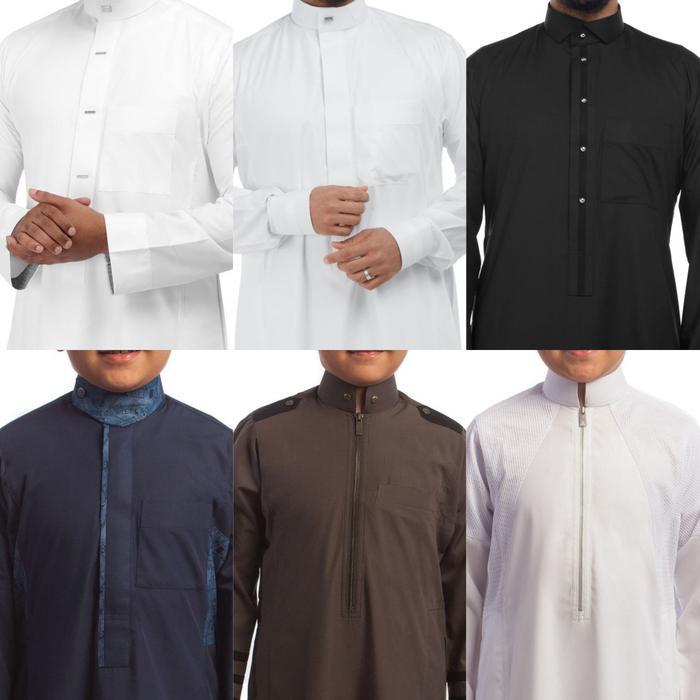 Alshiaka Rethobe - Jubah Impor Premium Alshiaka Zakhrafat Haramain Koko