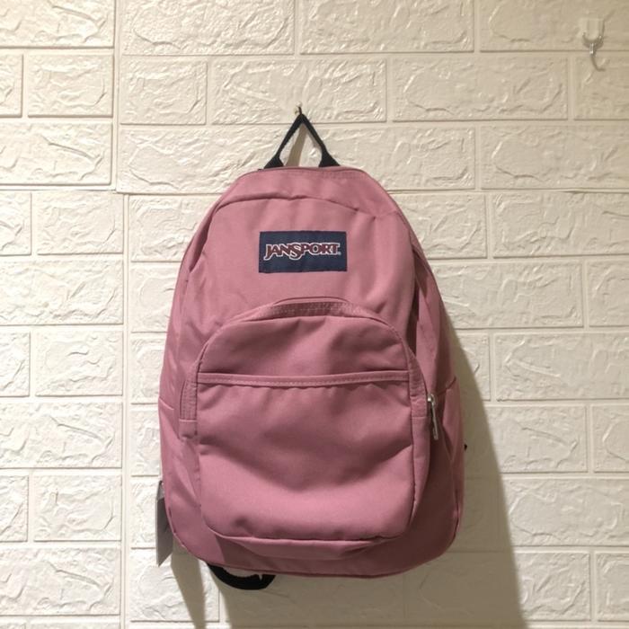 Promo Tas Backpack Jansport Full Pint - Pink Original Diskon