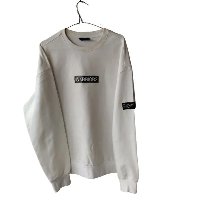 Crewneck NBA Warriors Original Pria Wanita Basic Sweater Unisex Keren Panjang Hoodie Oversize