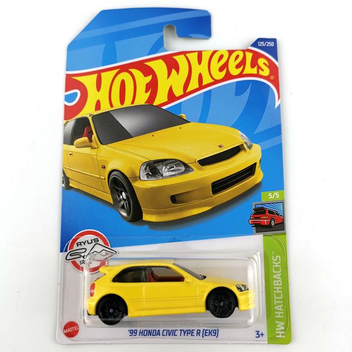 2022-125/2021-214  Hot Wheels Cars 99 HONDA CIVIC TYPE R EK9  1/64