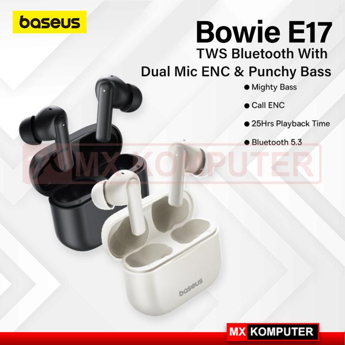 BASEUS TWS Bowie E17 True Wireless Bluetooth Earphone TWS ENC