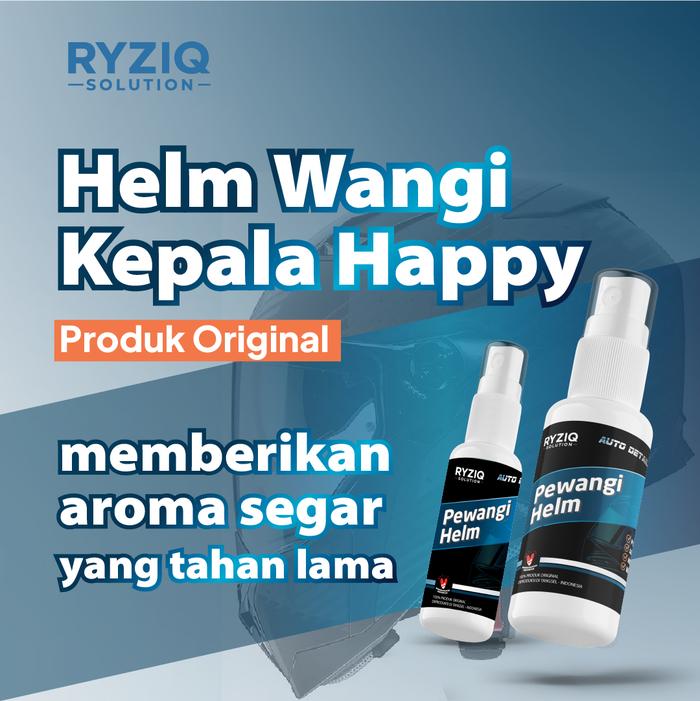 RYZIQ  - Parfum Helm Sepatu Jaket Tas Pembersih helm motor Anti Bakteri  Parfum Helm Penghilang Bau 