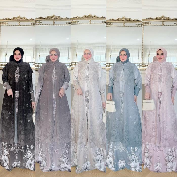 LuxuryFashion READY GAMIS DRESS WANITA SESHA NEW 2IN1 VOL 5 BY HMF LUXURY BEST SELLER!
