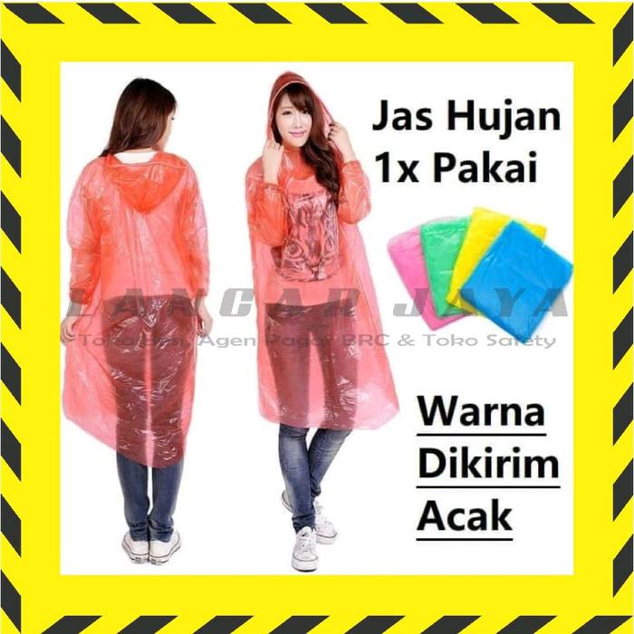 Jas Hujan Plastik / LDPE / Elmondo / Gosave / Axioo