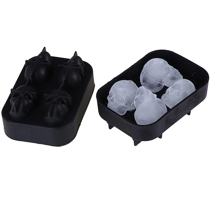 Ice Cube Maker Skull Shape Chocolate Mould Ice Cream DIY Tool Whiskey