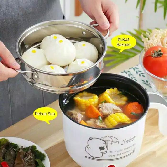 {BG} Panci Elektrik Fashion - Cooking Pot Steamer Multifungsi