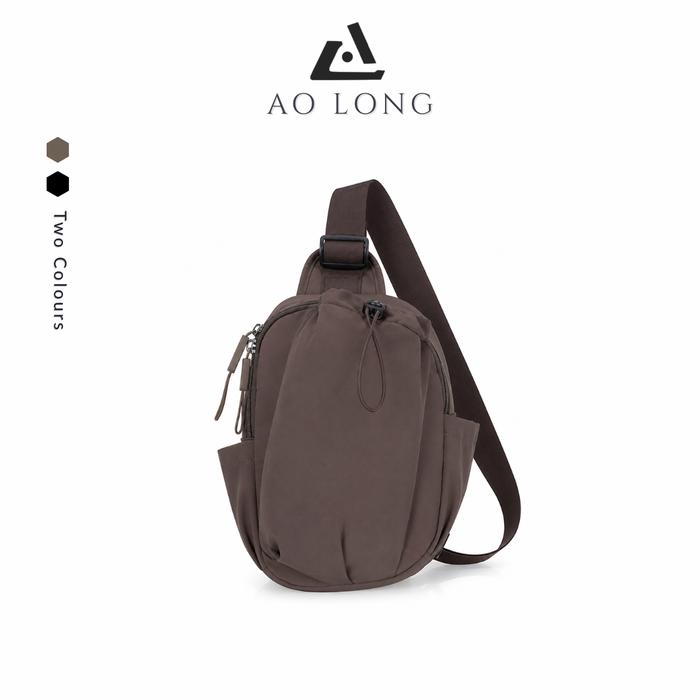 AOLONG ENZY 1359# - Tas Selempang Wanita Elegant - SlingBag Cewek Bahan Parasut Premium Anti Air Bis