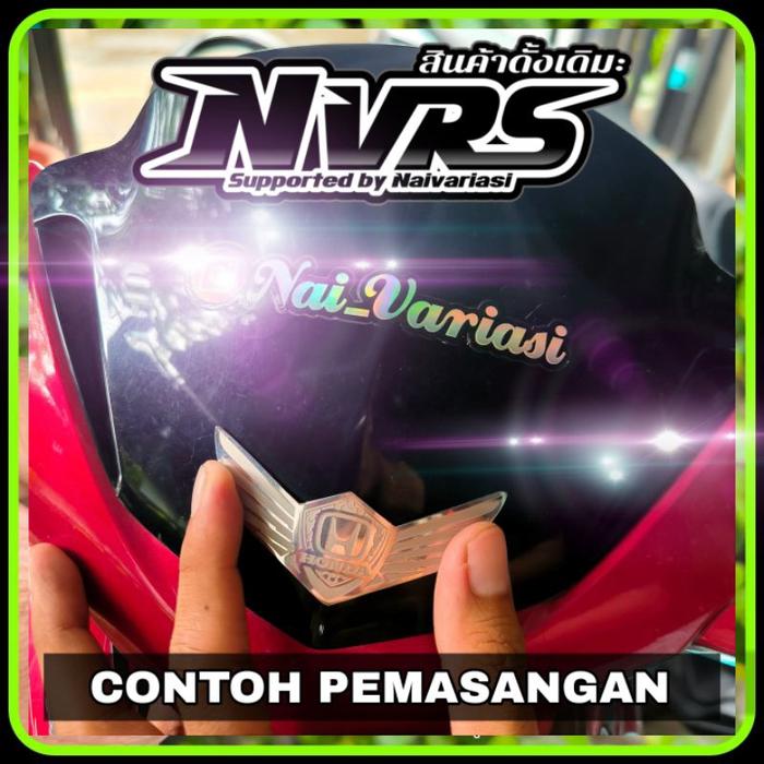NEW!! READY!! Emblem stainless visor batok Vario PCX Beat BEST SELLER!!