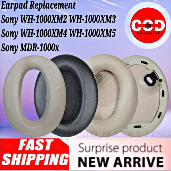 Bantalan Earcup Foam Earpad Cushion Headphone Sony WH1000xm2 WH1000xm3 WH1000xm4 WH1000xm5 - Busa So