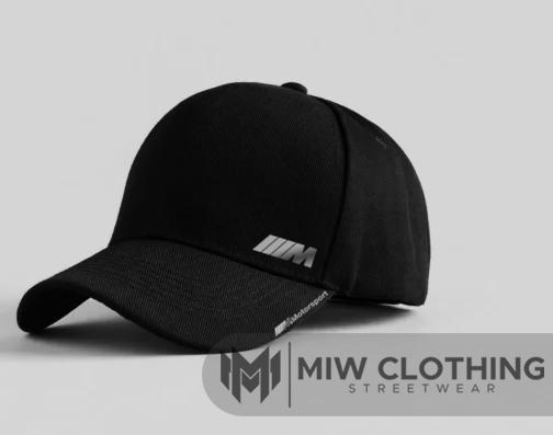 Topi Baseball Classic BMW M Logo Silver/Topi Snapback BMW M Logo Silver