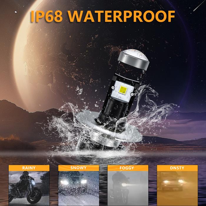 Car Projector Lens Lamp 70W Headlight Mini Lens LED Projector Bulb
