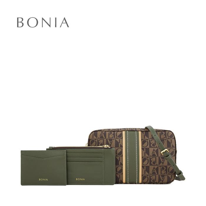 Bonia - Anna Sling Bag Dark Green